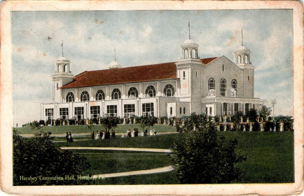 Hershey Convention Hall, Hershey, Pa. Postcard