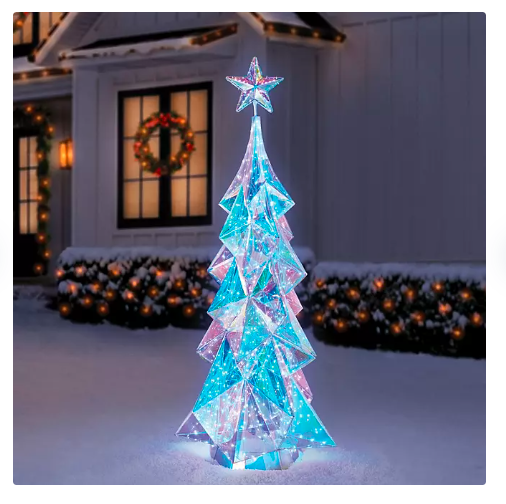 Member's Mark 6' Pre-Lit Prismatic Tree Free Delivery within 3 days-image
