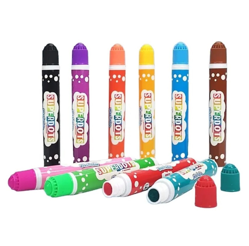 10 Bingo Dabbers for Bingo Games - Premium Washable Dot Dauber Markers, Art Pens
