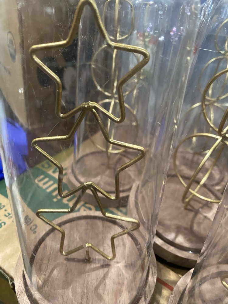 Target Bullseye’s Playground Christmas 2024 Stacked Stars Cloche Trees Set New