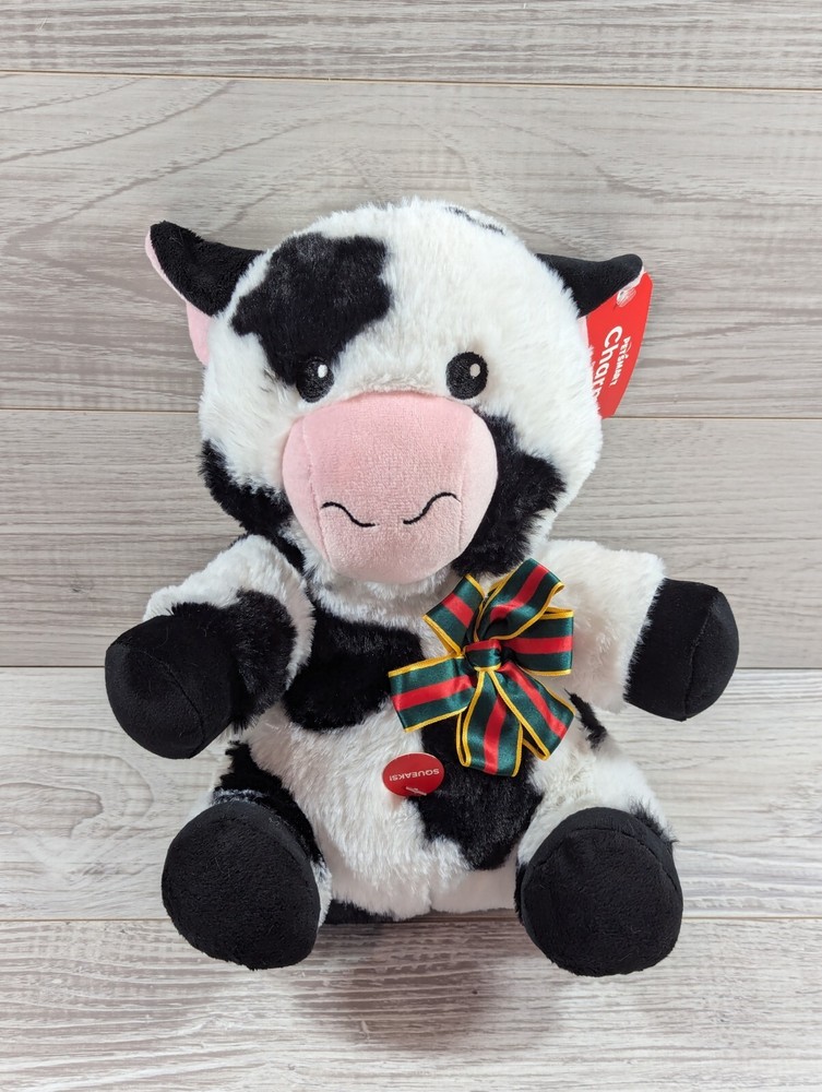 PetSmart Plush Dog Toy Charm the Cow Squeaker 12