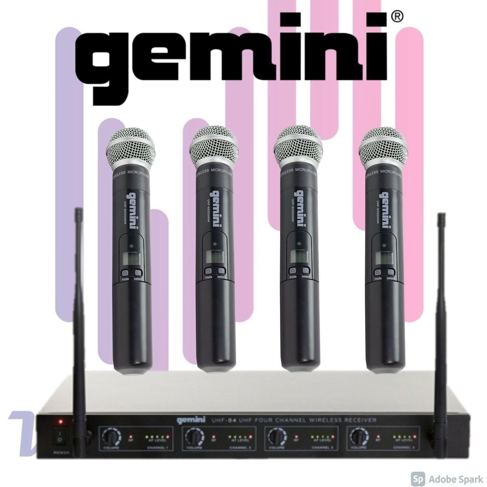 UHF-04M: Wireless Microphone System