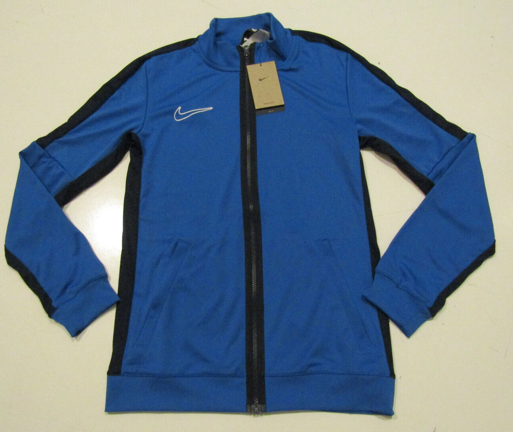 NIKE Blue Dri-Fit Soccer Football Training Academy Track Jacket Mens NWT Small S