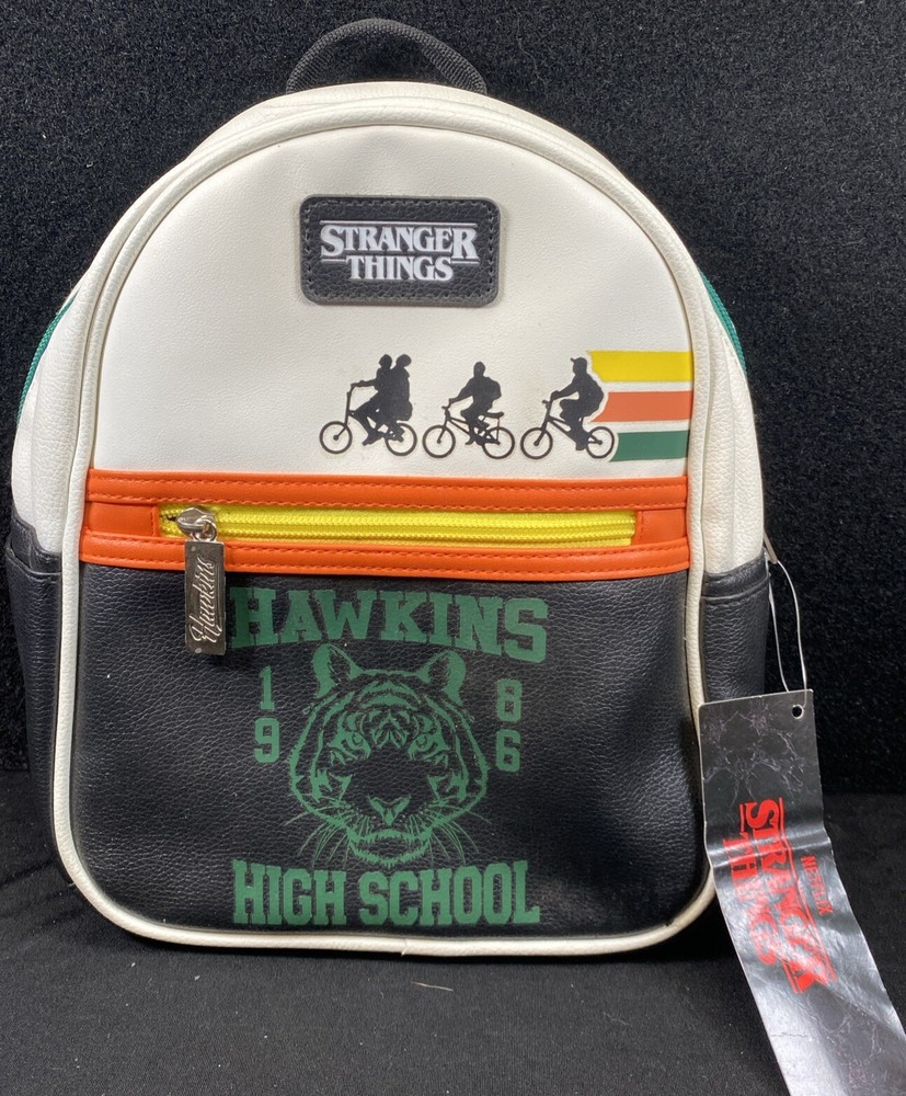 Stranger Things Hawkins High Mini Backpack 11x9 New with Tags