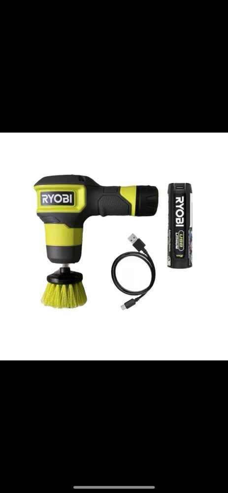Ryobi Compact Power Scrubber Kit Open Box Tested Works Like New