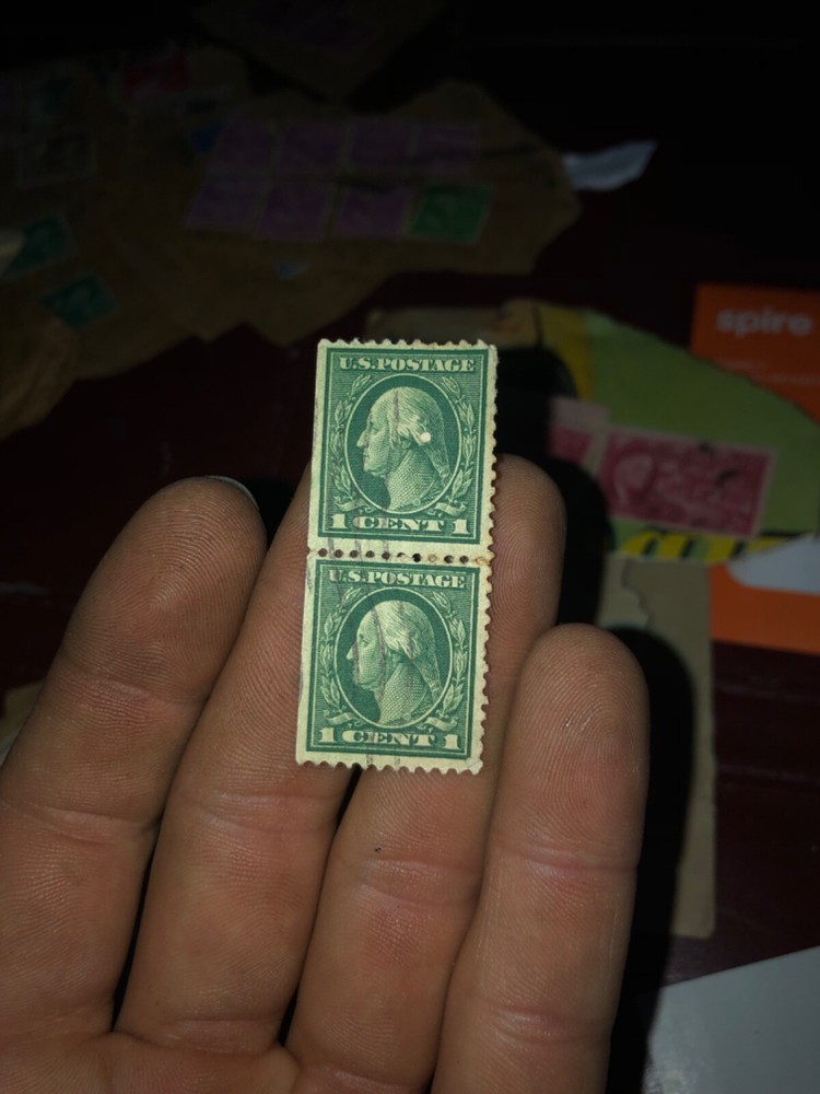 Rare 1938 George Washington 1 cent green stamp
