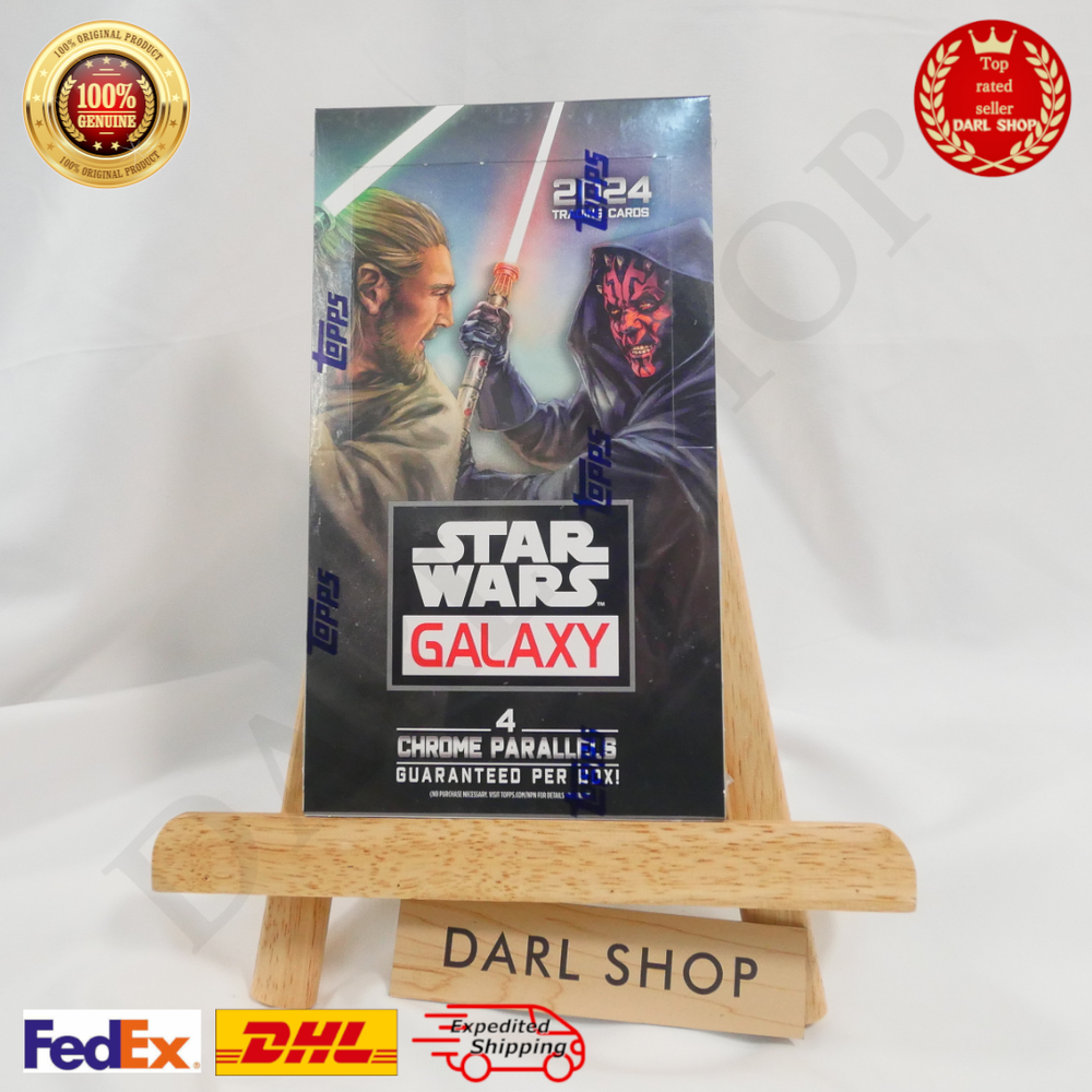 2024 Topps Chrome Star Wars Galaxy 18-Pack Hobby Box Sealed