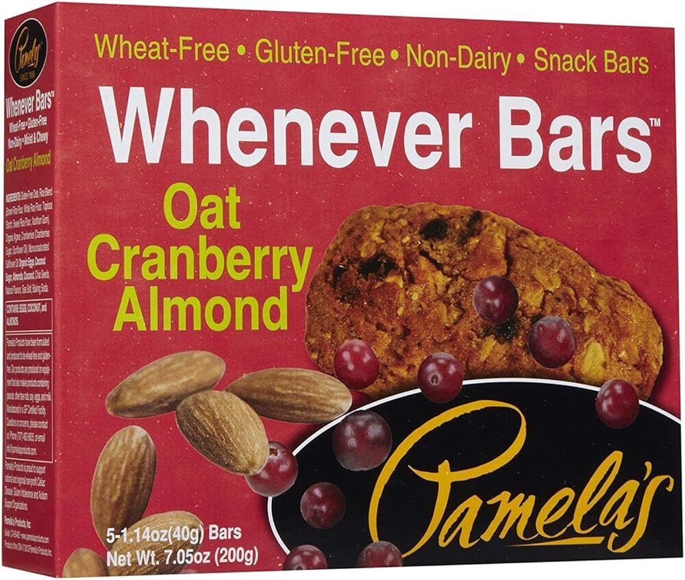 Pamela's Products Bars - Oat Cranberry Almond - 1.4 oz - 5 ct