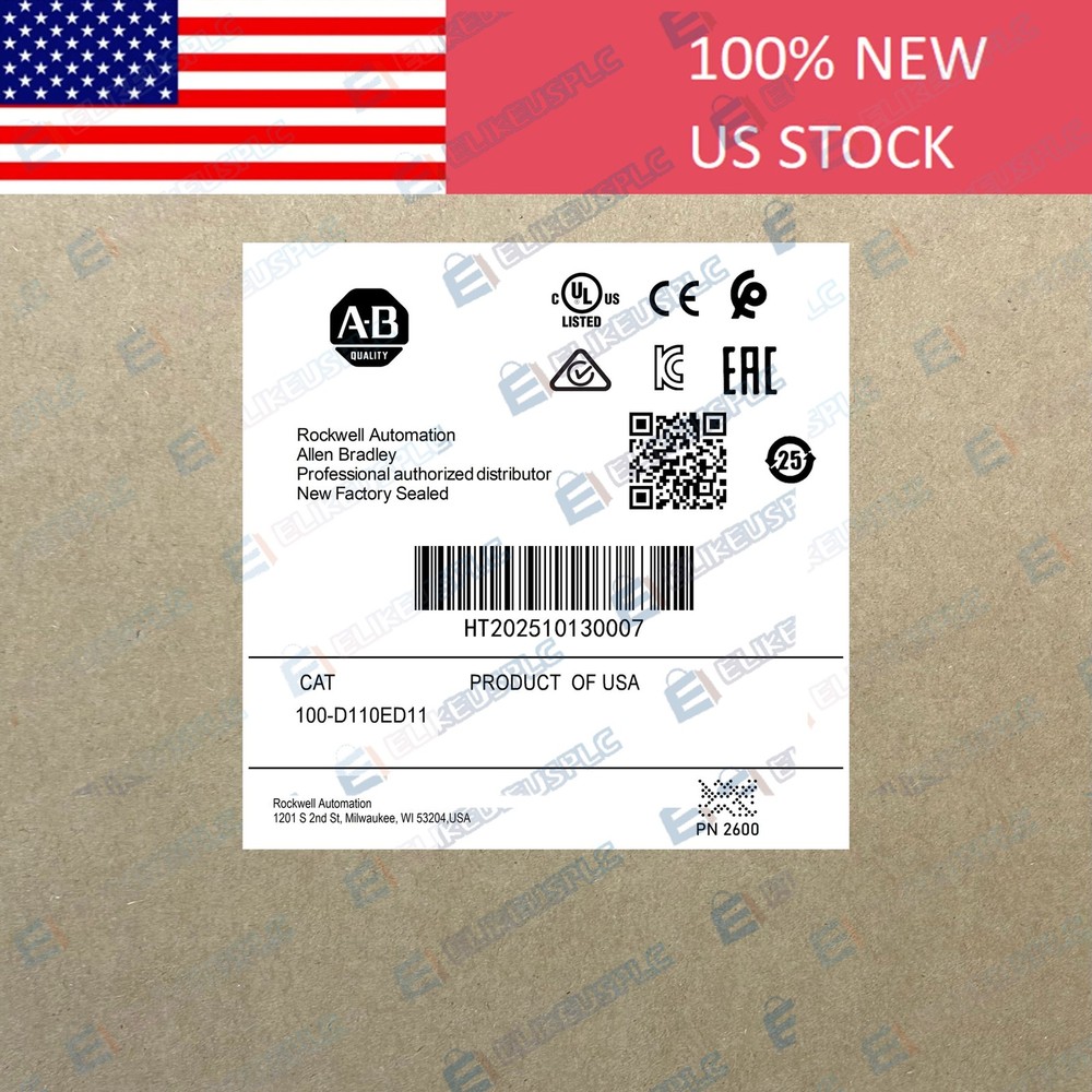 100-D110ED11 PLC Peripheral Modules AB New Spot Goods 100-D110ED11 MSP0