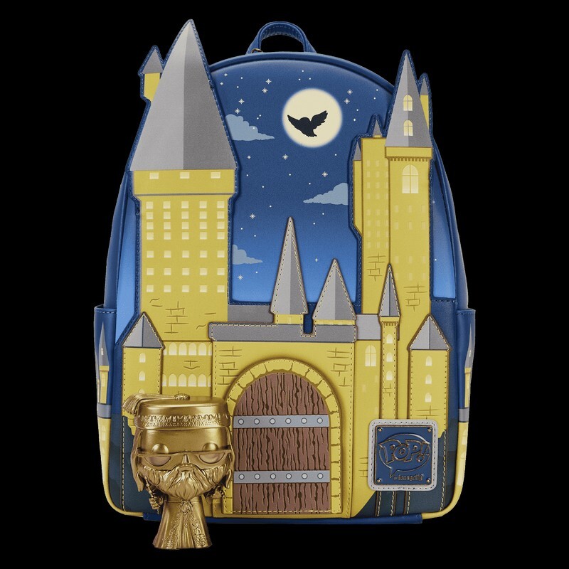 PAQUETE POP Y BOLSO LOUNGEFLY HARRY POTTER HOGWARTS ALBUS DUMBLEDORE