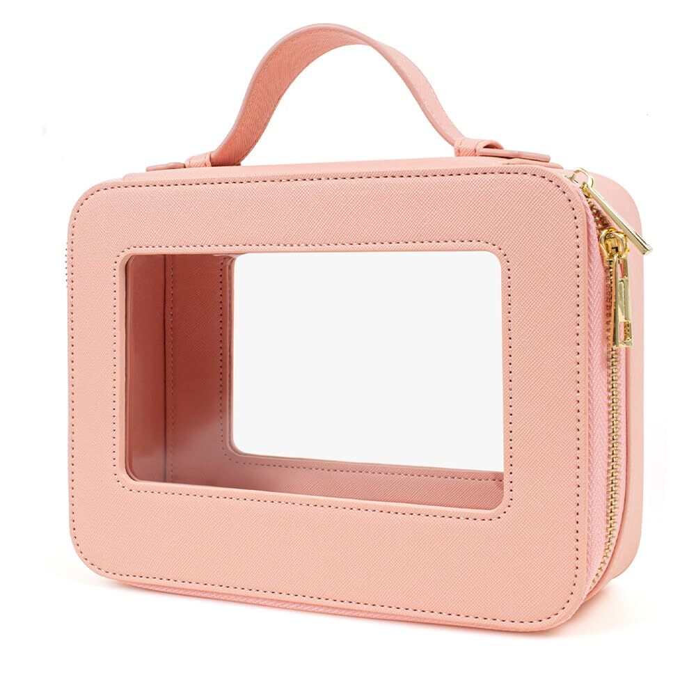 TSA Approved Clear Makeup Bag Waterproof Travel Toiletry Organizer Small Large Size