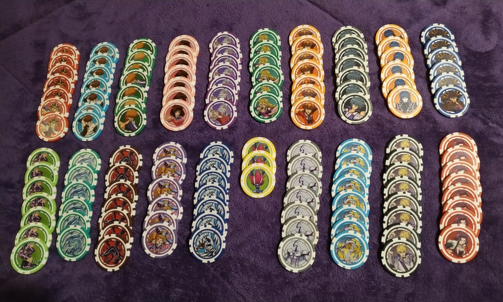 Yu-Gi-Oh Duel Links 134 Poker Chips Official Konami Rare Prizes