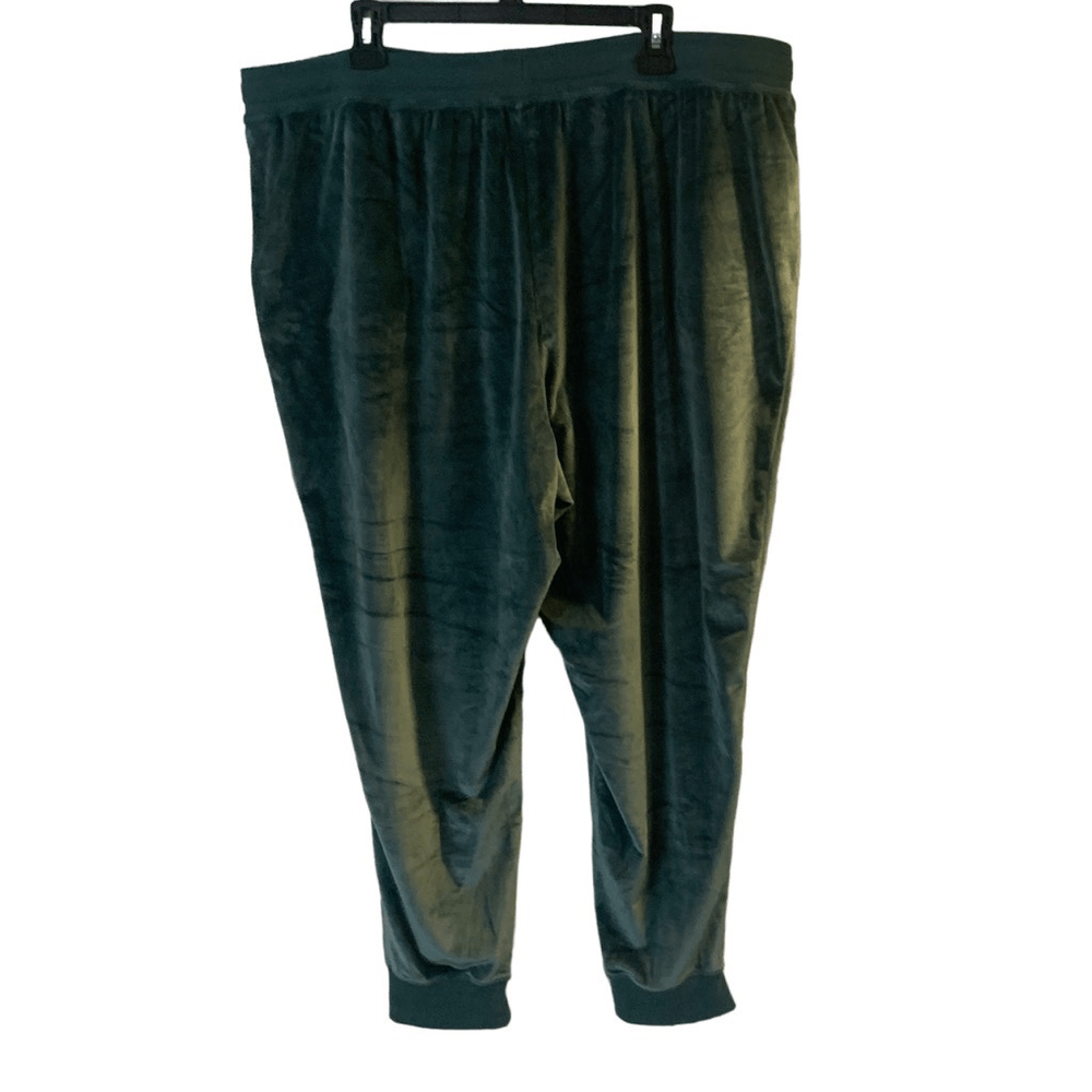 Preowned Womens Cozy Banded Bottom Drawstring Sleep Loungewear 3XL Comfortable Pajama Set