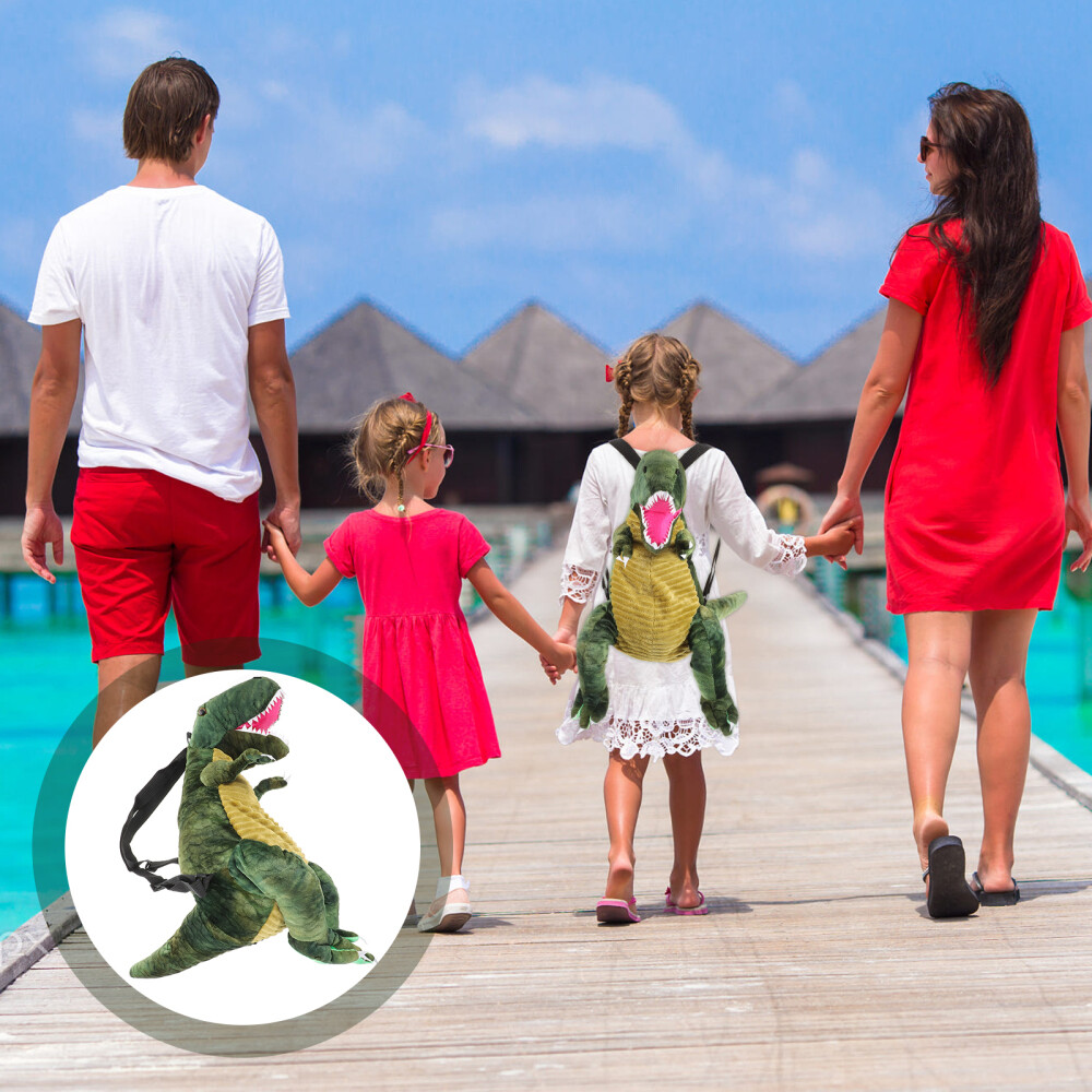 Breathable Dinosaur Stuffed Animal Backpack for Kids School Bag