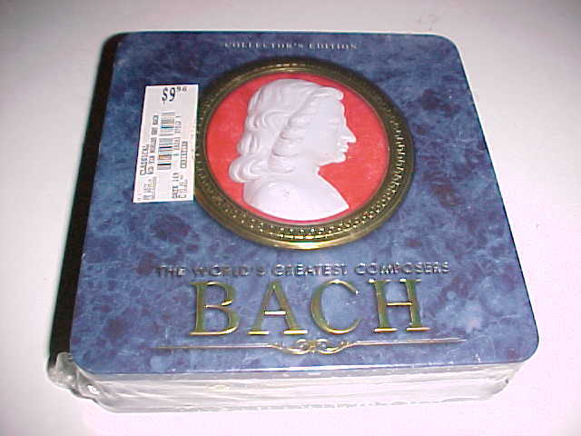 Madacy Entertainment Bach World's Greatest Composer Classical 4 CD 2008 New
