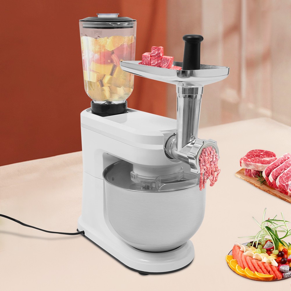 700W 6-Speed 3-in-1 Stand Mixer with Juicer 6.34Qt Capacity