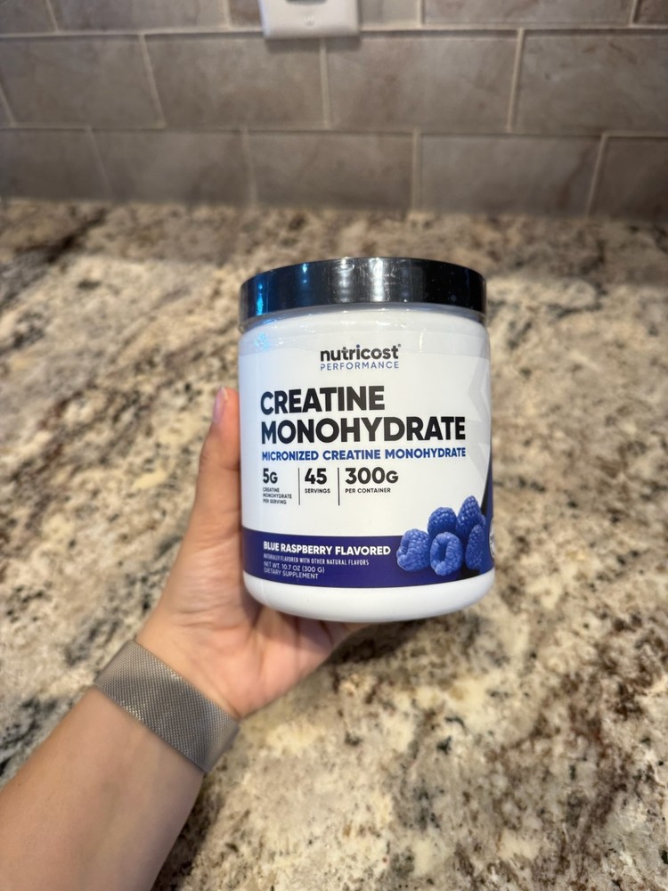 Nutricost Creatine Monohydrate Blue Raspberry Flavor 300g