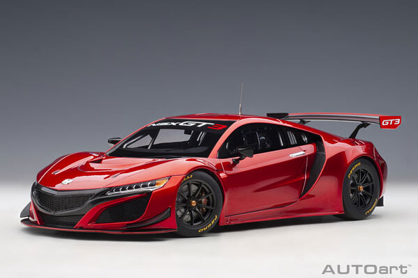 Autoart 1/18 Honda Nsx Gt3 2018 Hyper Red 81895 Mail Order Model Car Mini Presen