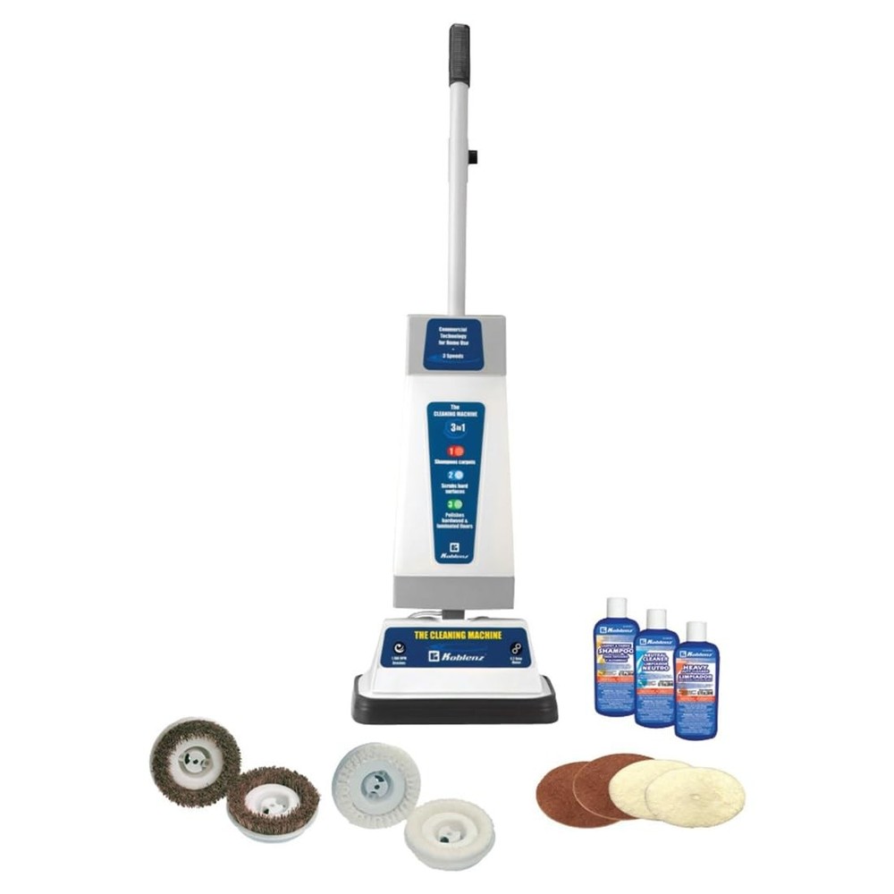 Powerful 1100-rpm Shampooer and Polisher for Deep Floor Cleaning