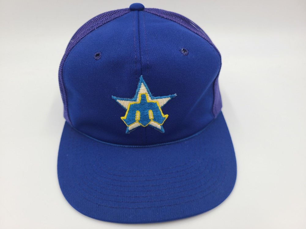 Vintage Seattle Mariners Sports Specialties Mesh Trucker Snapback Hat Cap MLB