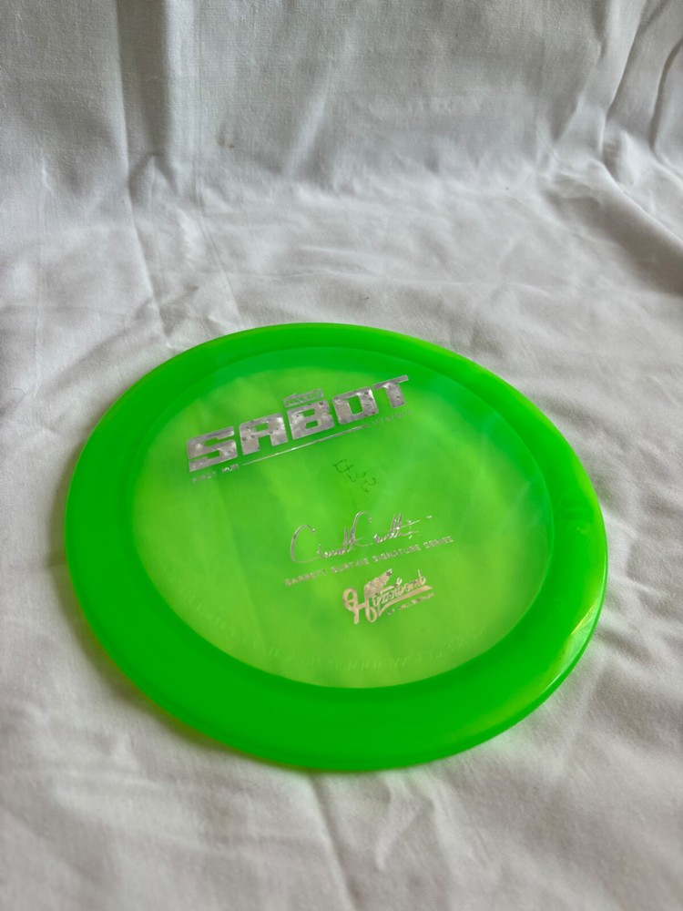 Hyzerbomb Recon First Run Sabot Garrett Gurthie Signature Series 173g Green