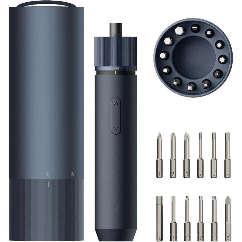 Electric Screwdriver Rechargeable 3.6V Cordless Screwdriver Set USB-C 1500mAh