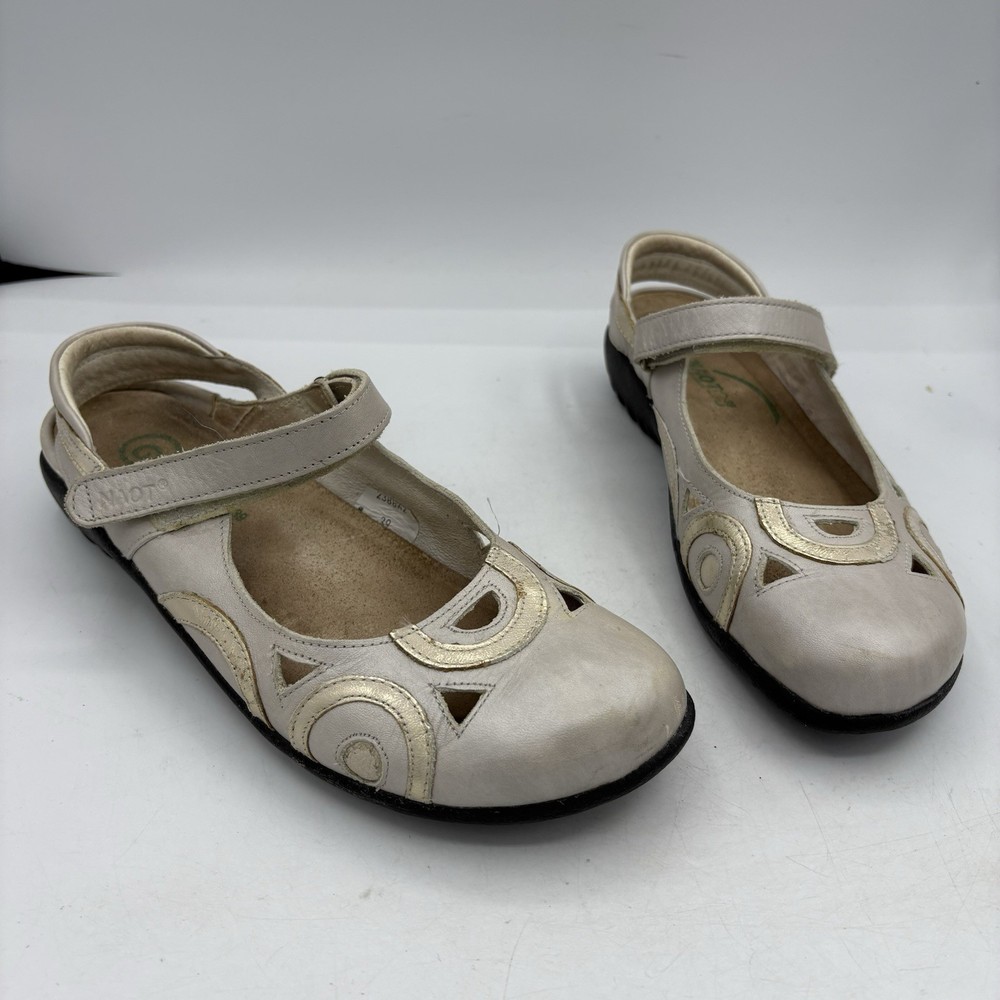 Naot Shoes Womens Size 8.5 EU 39 Rongo Circle Detail Mary Jane Slingback Sandals