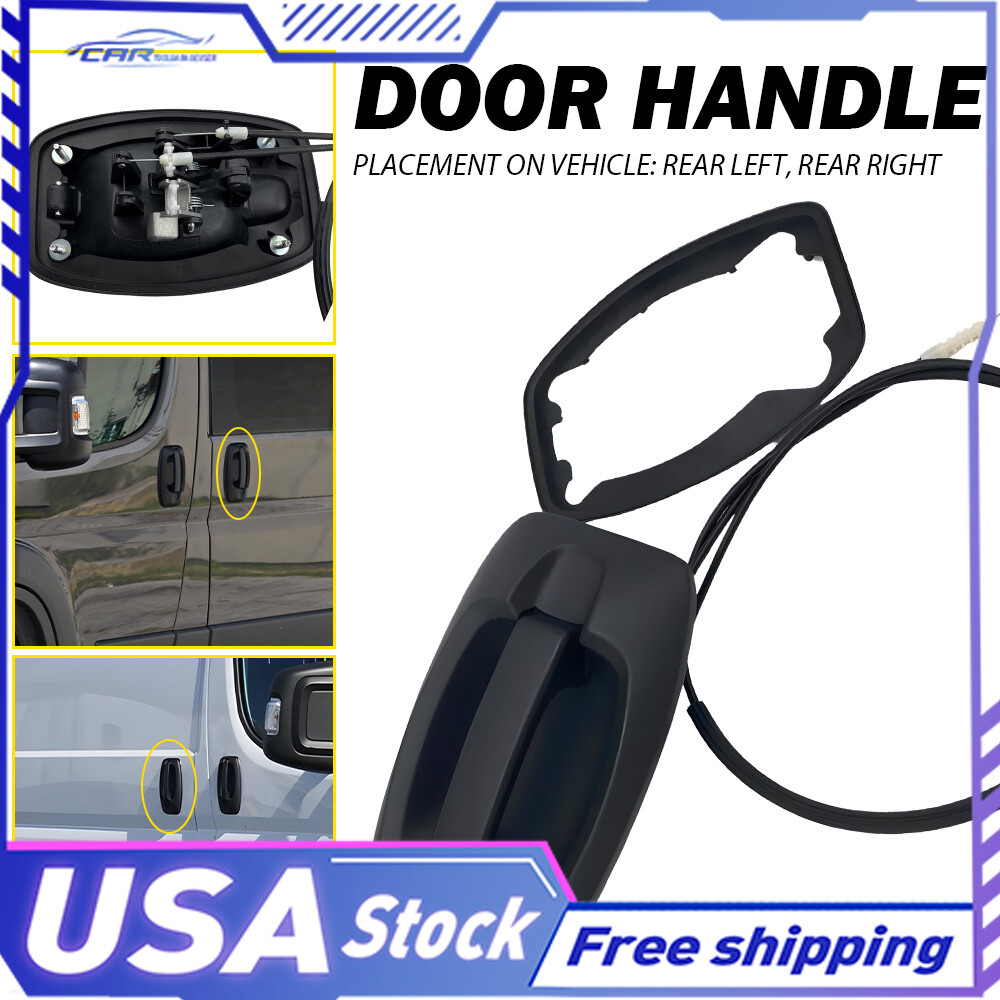 Fit for 2014 Ram 15-2021 ProMaster 1500 2500 3500 Handle Sliding Door with Cable