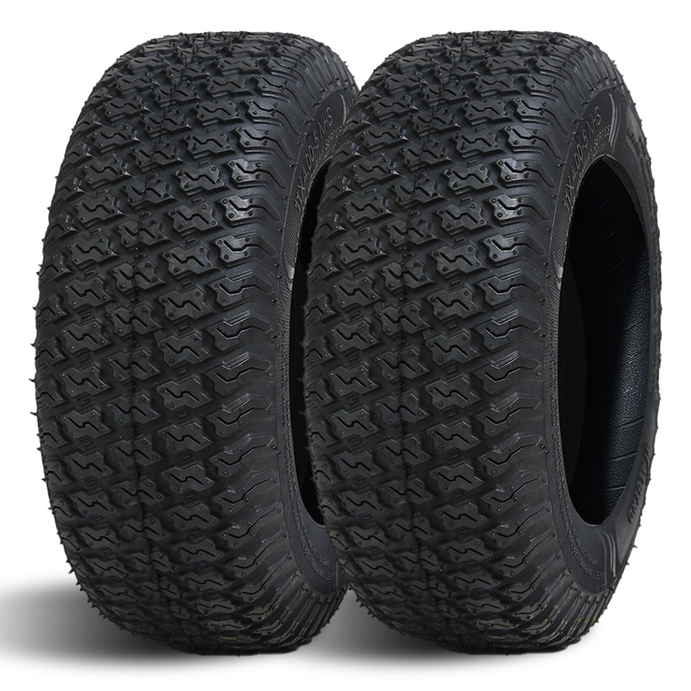 Set 2 Lawn Mower Tires 11x4.00-5 11x4x5 Garden Tractor Turf Tire Tubeless 11x4-5
