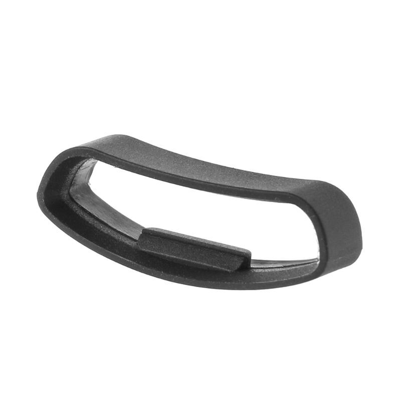 Smart Watch Wristband Buckle Fastener Ring Connector in Black