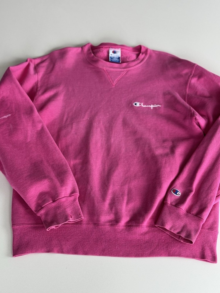 Champion Vintage Pink Crewneck Sweatshirt - Men’s XL Made In USA Single Stitch