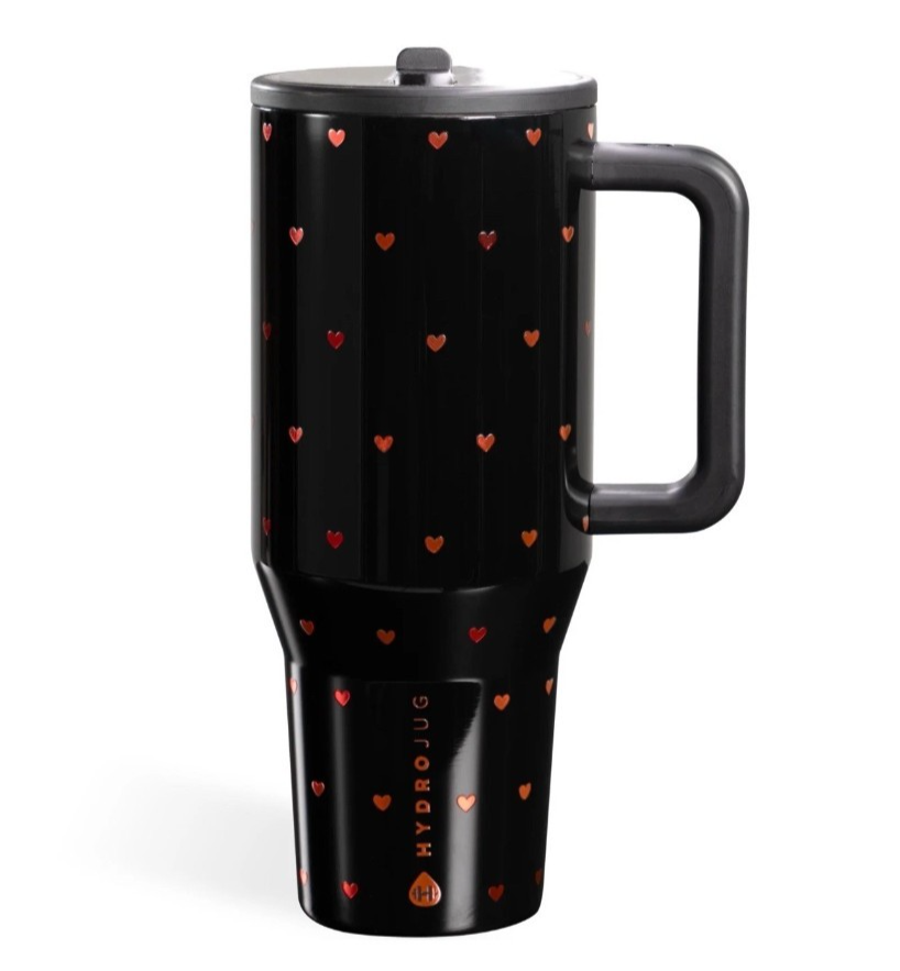 HydroJug ❤️ 40 oz. Queen Of Hearts TRAVELER Tumbler Love Valentine’s Presale