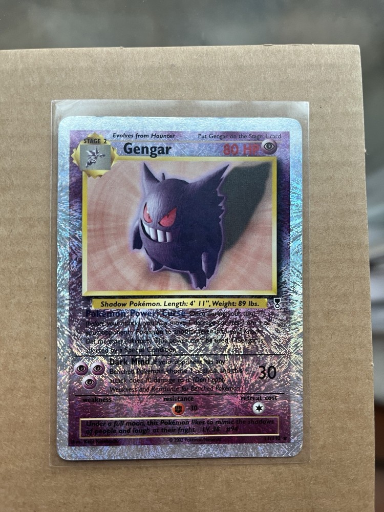 Gengar 11/110 Legendary Collection Reverse Holo Pokemon Card