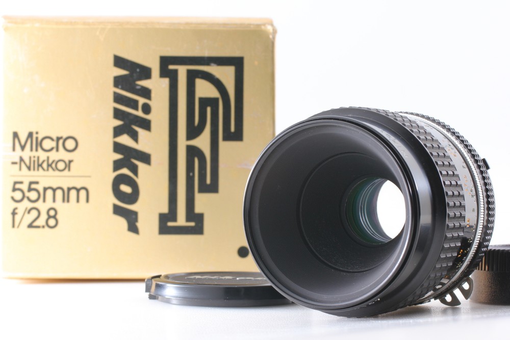 [MINT in BOX] Nikon Ai-s Ais Micro NIKKOR 55mm f/2.8 MF Macro Lens From JAPAN