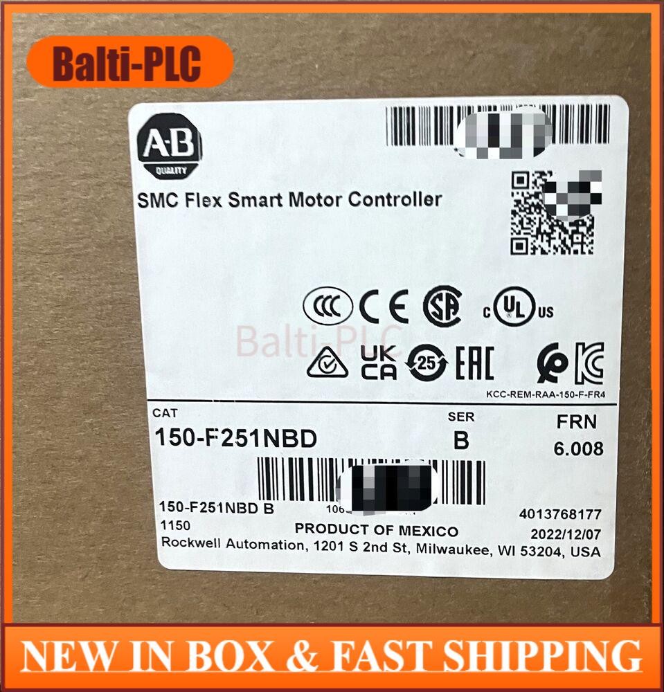 Allen-Bradley 150-F251NBD SMC Flex Smart Motor Controller AB 150F251NBD