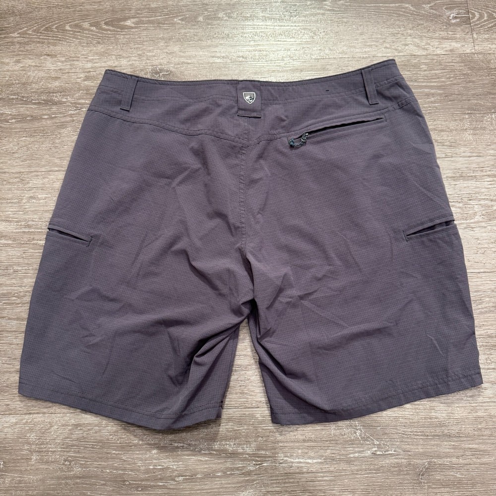 Kuhl Mens 38 Upriser Hybrid Breathable Vented Hiking Shorts in Gray