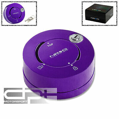 NRG STEERING WHEEL QUICK RELEASE ADAPTER GEN 2.0/2.5 PURPLE 3.5