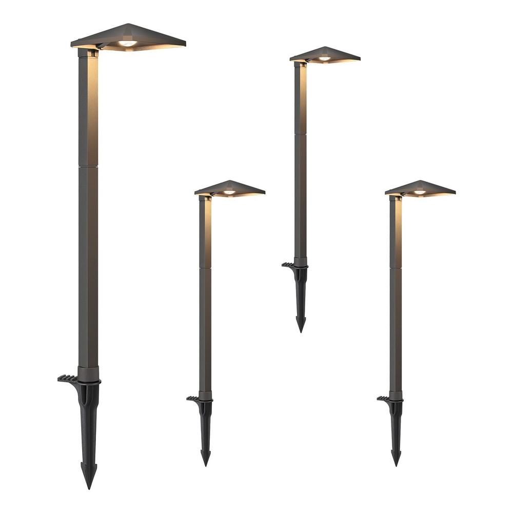 Dewenwils Low Voltage Landscape Lights, 3W 230LM 3000K LED Pathway Lights 4Pack