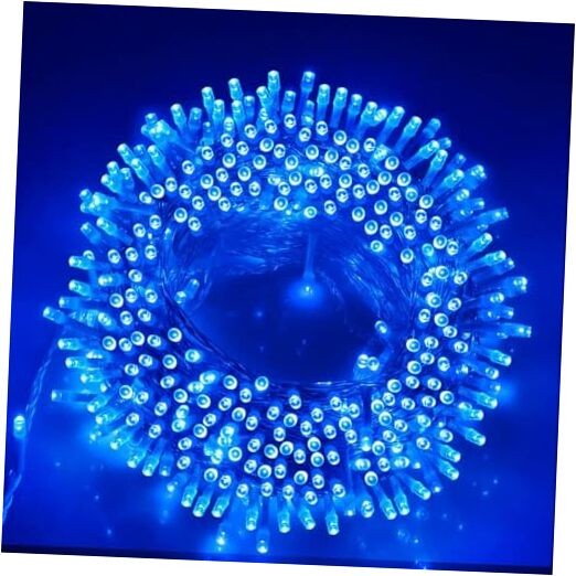170Ft 500LED Christmas Lights Plug in,Waterproof Christmas Tree 170FT Blue