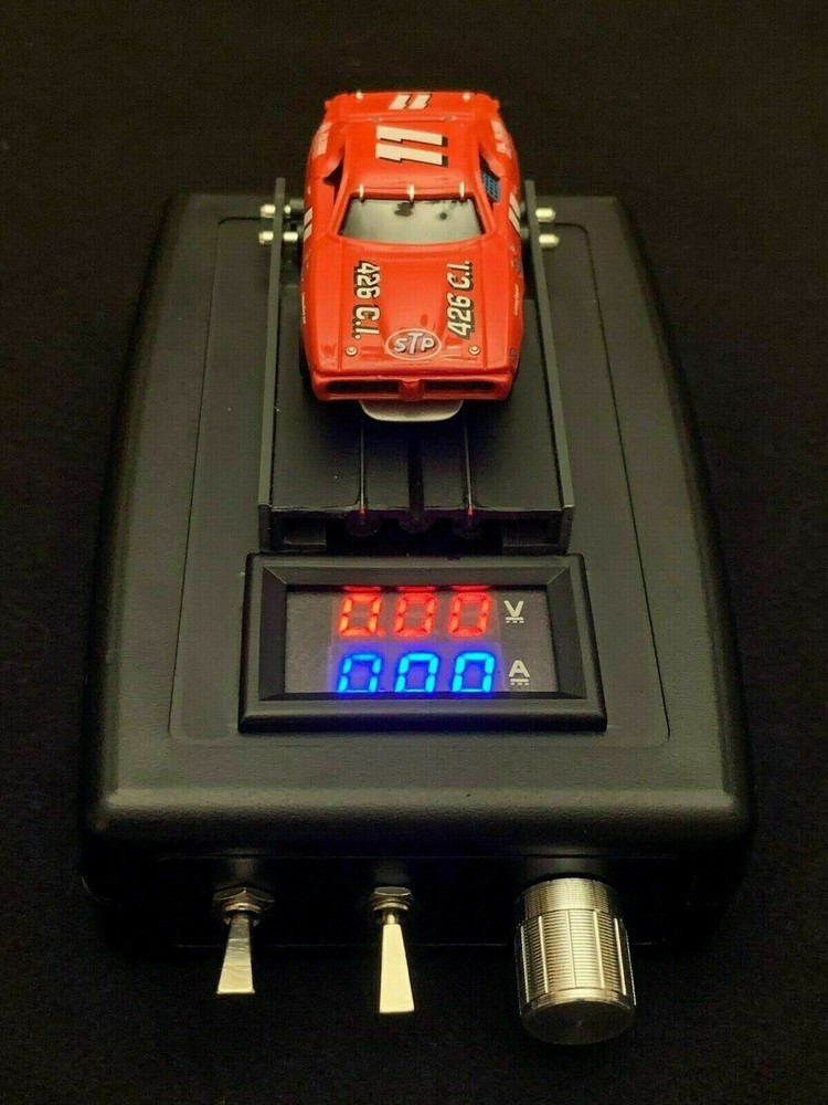 HO 1/64 SLOT CAR RUNIN BOX DYNO TESTBED FOR AURORA TJETS AFX TYCO ETC.