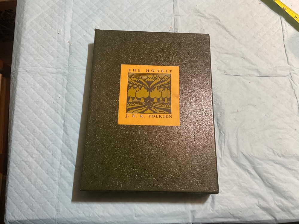 1966 The Hobbit by J.R.R. Tolkien - Houghton Mifflin Hardcover Slipcase Edition with Maps