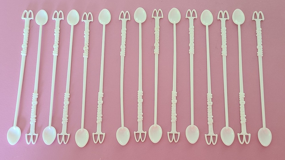 McDonald's Vintage Coffee Stirrers, 15 Pcs