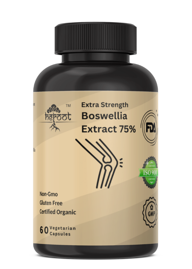 Boswellia capsules serrata extract mg joint herbal support 500mg 60 capsules