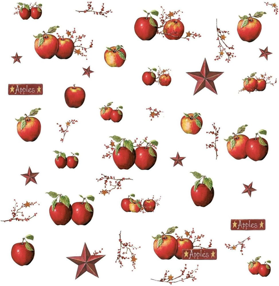 Red RMK1570SCS Peel-and-Stick Wall Decal  