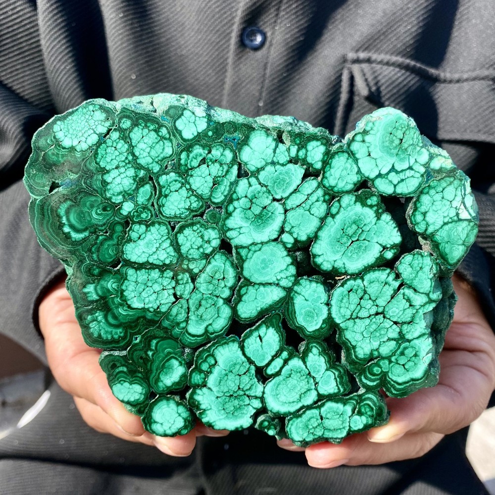 500G Natural malachite flake quartz crystal mineral specimen Reiki decoration -