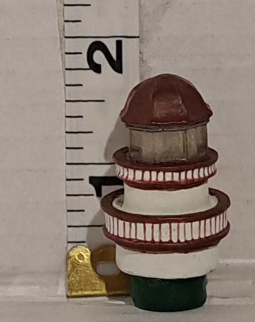 Danbury Mint Lighthouse Christmas Tree Topper Replacement Piece Part Light House