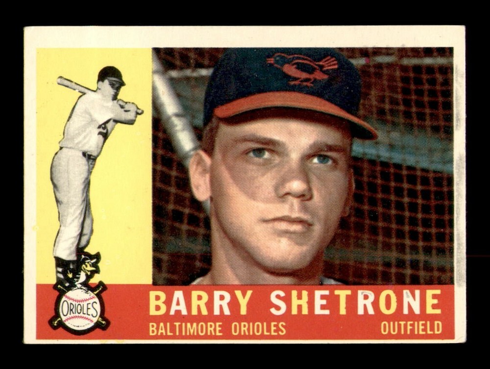 1960 Topps #348 Barry Shetrone EX-MINT Baseball Card OBGcards Break