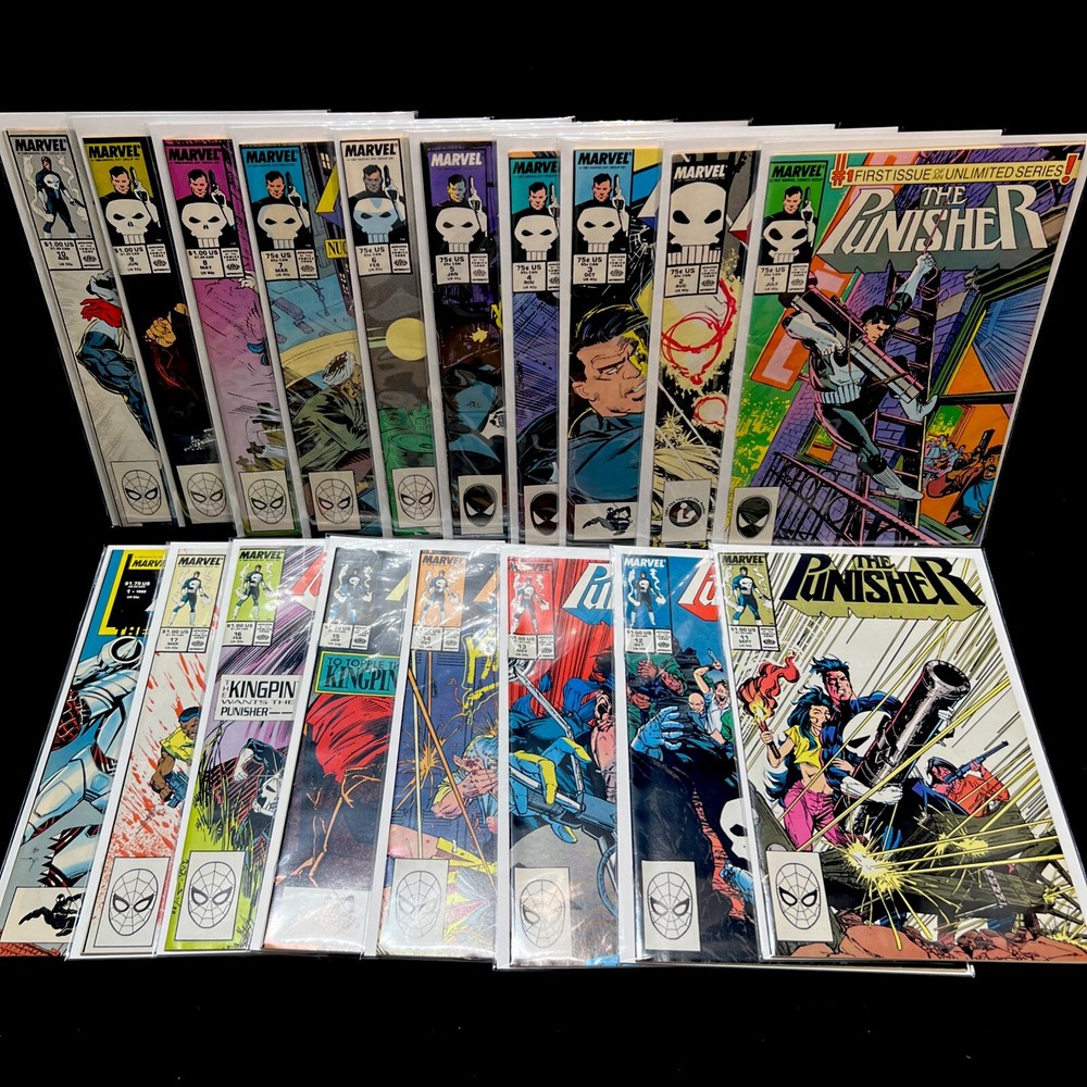 Punisher #1 - 17 + Annual #1 1988 (Marvel, 1987) VF