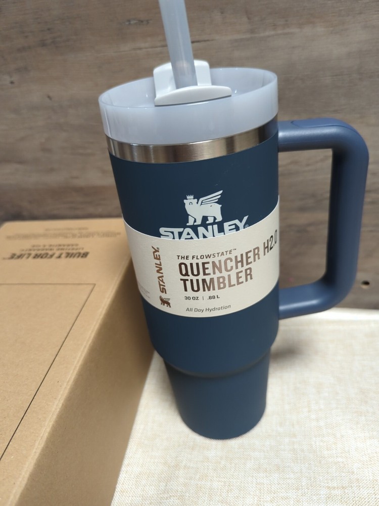Stanley H2.0 FlowState Tumbler 30oz Stormy Blue Fast Shipping