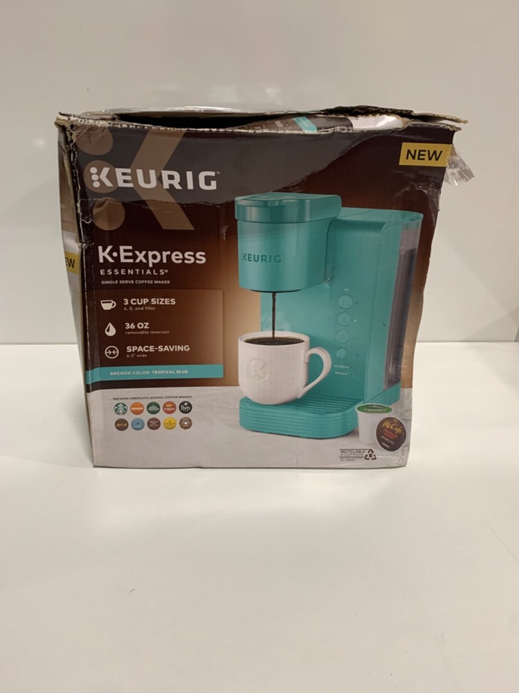 Keurig K-Express Essentials Single Serve K-Cup Pod Coffee Maker, Sky Blue